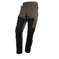 FORSBERG Vildmark robuste Outdoorhose Trekkinghose Arbeitshose aus bi-elastischem Gewebe, Ballistic Cordura®, Ultra widerstandsfähig, Farbe:Oliv, Größe:46 von FORSBERG