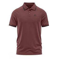 FORSBERG formstabiles Poloshirt, Farbe:Bordeaux/schwarz, Größe:3XL von FORSBERG