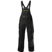 fortis Latzhose Herren 24 Black / lime green Größe 30 von FORTIS