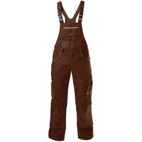 fortis Latzhose Herren 24 Brown / beige Größe 32 von FORTIS