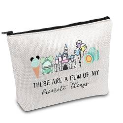 Kosmetiktasche mit Reißverschluss, Motiv: Disney-Fans, Märchen-Fans, für Snacks, Make-up, Magisches Königreich, Geschenk, Maus, Eiscreme, Reißverschluss, Adidas Sportschuhe mit Stollen, things Mouse von FOTAP