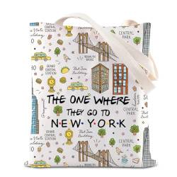 New York Trip Make-up-Tasche, NYC-Tasche, New York, Geschenk, New York, Urlaubstasche, New York, Souvenir, Willkommensgeschenk, Einweihungsgeschenk (NY TOTE) von FOTAP