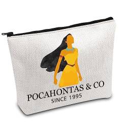 Prinzessin Pocahontas Geschenk Pocahontas & Co Make-up-Tasche Indische Prinzessin Kosmetiktasche Magic Kingdom Trip Geschenk Märchen Fans Geschenke, Adidas Sportschuhe mit Stollen, POCAHONTAS&CO von FOTAP