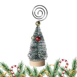 Weihnachtsbaum-Notizhalter | Mehrzweck-Mini-Weihnachtsbaum zum Befestigen von Fotos,Saisonale Dekorationen für Couchtisch, Esstisch, Nachttisch, Arbeitstisch, Schlafsaal Founcy von FOUNCY