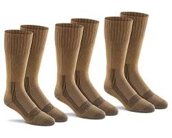 Fox River Mills 3er-Pack Tactical Boot Leichte Socken (Coyote Brown, X-Large), Braun, X-Large von FOX RIVER