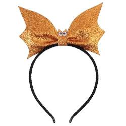FOYTOKI Fledermaus-Kopfbedeckung mit Pailletten Halloween-Kostüme für Frauen Haarband Tiara Stirnband kreative Kopfbedeckungen Performance-Stirnbänder mit Pailletten Tier von FOYTOKI