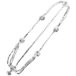 FOYTOKI Strass Stirnband Bling Stirnbänder Für Frauen Haarkette Quasten Stirnband Kopfschmuck Kopfkette Strass Stirnband Für Frauen Haar Accessoire Für Frauen Strass Kopfbedeckung von FOYTOKI