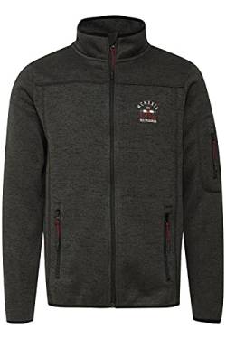 FQ1924 Bikker Herren Fleecejacke Sweatjacke Jacke mit Stehkragen, Größe:XL, Farbe:Charcoal Mix (200278) von FQ1924