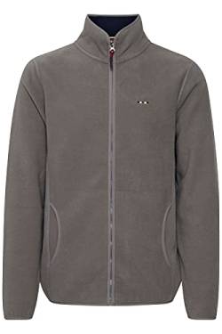 FQ1924 Bror Herren Fleecejacke Sweatjacke Jacke mit Stehkragen Regular Fit, Größe:L, Farbe:Steel Gray (184005) von FQ1924