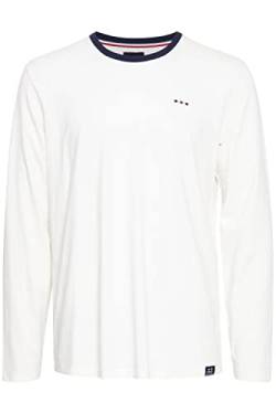 FQ1924 FQDilan Herren Longsleeve Langarmshirt Shirt mit Rundhals-Ausschnitt, Größe:XL, Farbe:Cloud Dancer (114201) von FQ1924