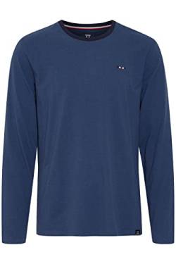 FQ1924 FQDilan Herren Longsleeve Langarmshirt Shirt mit Rundhals-Ausschnitt, Größe:XL, Farbe:Dark Denim (194118) von FQ1924