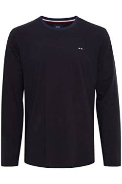 FQ1924 FQDilan Herren Longsleeve Langarmshirt Shirt mit Rundhals-Ausschnitt, Größe:XXL, Farbe:Black Beauty (193911) von FQ1924