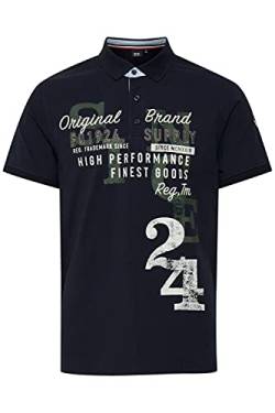FQ1924 Ragnar Herren Poloshirt Polohemd T-Shirt mit klassichem Polo-Kragen aus 100% Baumwolle, Größe:L, Farbe:Navy Blazer (193923) von FQ1924