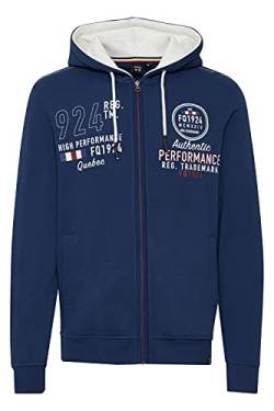 FQ1924 Thure Herren Sweatjacke Kapuzenjacke Hoodie mit Kapuze, Größe:M, Farbe:Estate Blue (194027) von FQ1924