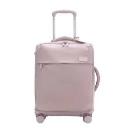 FRADSDBU Trolley-Koffer Neues Gepäck-Boarding-Oxford-Tuch, ultraleichter Gepäckwagen, Softbox, geräuschlos, Universalrad-Gepäck Reisekoffer (Color : Pink, Size : B) von FRADSDBU