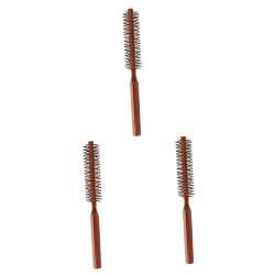 3 Stück Holzkamm Haarbürste Für Lockiges Haar Männer Kämme Für Haardekor Für Männer Detangler Kamm Detangler Haarbürste Haarroller Kamm Tragbare Haarbürste Bequeme Haarbürste Mann von FRCOLOR