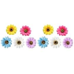 FRCOLOR 20 Stk Hochzeitskopfschmuck Für Die Braut Blumenhaarspangen Für Frauen Haarspangen Für Damen Kopfbedeckungen Für Damen Haarschmuck Für Damenclips Sonnenblume Strand Zubehör von FRCOLOR