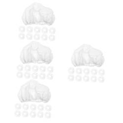 FRCOLOR 200 Stück Pilzkappen Tattoo-Haarkappen Einweg-Haarabdeckungen Bouffant-Haarnetze Hut Für Männer Einweg-Duschhaube Krankenschwestern Hut Food Service Haarnetz von FRCOLOR