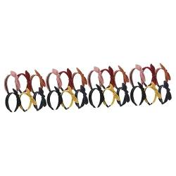 FRCOLOR 24 Stk Schleife Stirnband Rote Fliege Für Damen Stirnband Mit Roter Schleife Süße Stirnbänder Für Frauen Große Schleifen Für Mädchen Stoff Fräulein Herbst Kopfbedeckung von FRCOLOR