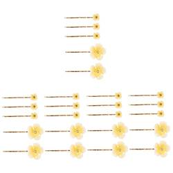 FRCOLOR 25 Stk Braut Haarspange Hochzeit Bobby Pins Vintage-metall Haarklemme Haarnadel Mit Strass Rose Bobby Haarnadel Aus Kristall Haar Blumen Die Blumen Abs Blumenclip Fräulein von FRCOLOR