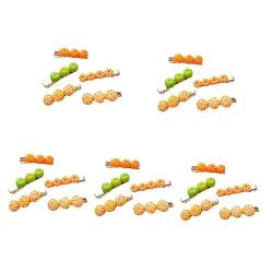 FRCOLOR 25 Stk Orange Haarnadel Haarspangen Für Damen Obst Haarspange Bananenspangen Für Dickes Haar Haarspange Für Frauen Neuheit Haarspange Haarschmuck Kind Harz Schmecken von FRCOLOR