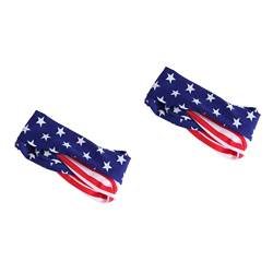 FRCOLOR 2st 4. Juli Baby Stirnband Stirnbänder Mit Amerikanischer Flagge Für Männer Amerikanische Flagge Stirnbänder Für Damen Baby-hijab Fräulein Tag Der Unabhängigkeit Erwachsener von FRCOLOR