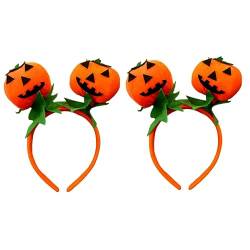 FRCOLOR 2st Halloween-kostüm-stirnband Party Kostüm Hüte Halloween-party-haarband Lustiges Kostümzubehör Halloween-kopfschmuck Halloween-kopfhörer Halloween-haarband Perlmutt Kind Partyhut von FRCOLOR