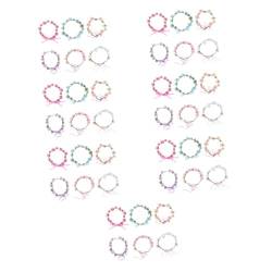 FRCOLOR 42 Stk Kranz Tiara Haarschmuck Blumen Strandresort Stoff Mori von FRCOLOR