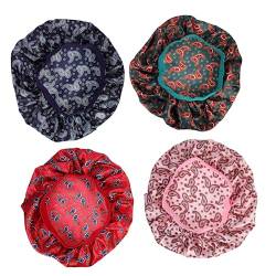 FRCOLOR 8 Stk Nachtmütze Haarschutzmütze Schlafende Kopfbedeckung Motorhaube Bandana-stirnbänder Für Frauen Reise-wischtücher Haarhaube Aus Seide Satin Mädchen Produkte Für Frauen Fräulein von FRCOLOR