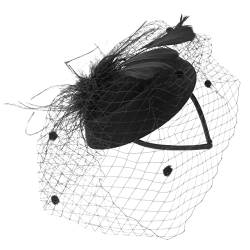 FRCOLOR Damenhüte Mode Elegant Kopfschmuck Für Die Brautfotografie Hüte Für Frauen Kopfbedeckungen Für Teepartys Hut Stirnband Brautfotografie Stirnband Zubehör Fräulein Hochzeit von FRCOLOR