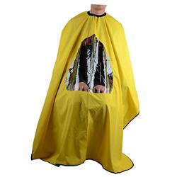 FRCOLOR Friseurumhang Handtuch-poncho Haarschneide-friseurkleid Schwarzer Umhang Bloßer Umhang Schal Für Männer Friseurkleidung Herren Umhang Männer Robe Kap Schürze Mann Sichtbar von FRCOLOR