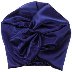 FRCOLOR Haarbandanas Kopfbedeckung Doppelschicht schlafende Hut Imitation Seidenschlafschütze Duschkappen für Nachthaarhaube Haarduschhaube von FRCOLOR