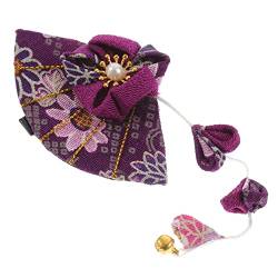 FRCOLOR Haarnadel Vintage Quaste Haarspange Brautkopfschmuck Für Die Hochzeit Japanische Haare Japanische Kopfbedeckung Kimono Schmücken Violett Damen Bademantel Bettwäsche Aus Baumwolle von FRCOLOR