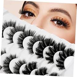 FRCOLOR Natürliche Falsche Wimpern 7 Paare Wimpern Natürliches Aussehen Wispy Make-up-tools Für Frauen Make-up-zubehör Ballaststoff Haupt Pflanze 3d Falsche Wimpern Flauschig von FRCOLOR