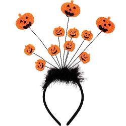 FRCOLOR Thanksgiving-kopfbedeckung Halloween-stirnband-kürbis Thanksgiving-stirnband Spinnen-stirnband Für Frauen Stirnband Im Halloween-stil Haar Kind Kunststoff Leistungsrequisiten von FRCOLOR