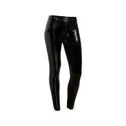 FREDDY WR.UP Push-Up Hose WR.UP® aus Latex, Super Skinny Fit mit niedrigem Bund, Schwarz , Large von FREDDY