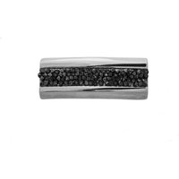 FREDERIC HERMANO Gürtelschnalle 15mm Metall Schwarz - Buckle Crystal - 327007500020 von FREDERIC HERMANO