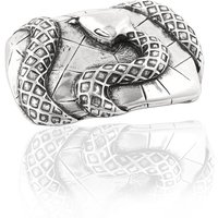 FREDERIC HERMANO Gürtelschnalle 40mm Zamak Silber - Buckle Snake - 323807520020 von FREDERIC HERMANO