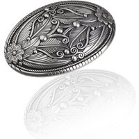 FREDERIC HERMANO Gürtelschnalle 40mm Zink Silber - Buckle Marseille - 334507520020 von FREDERIC HERMANO