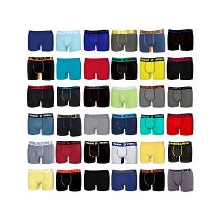 Unterhosen Männer Pack Surprise, Boxershorts Herren, Zufälliges Muster, Angenehm (6er Pack), Mehrfarbig, L von FREEGUN