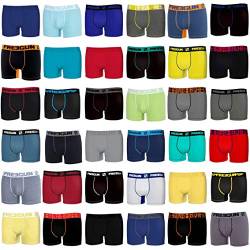 Unterhosen Männer Pack Surprise, Boxershorts Herren, Zufälliges Muster, Hypoallergen (3er Pack), Mehrfarbig, S von FREEGUN