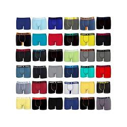 Unterhosen Männer Pack Surprise, Boxershorts Herren, Zufälliges Muster, Luftiges Netzgewebe (5er Pack), Mehrfarbig, L von FREEGUN