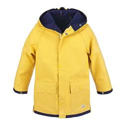 Friesennerz FRIESEN Original Büro oder Watt? - Unisex Regenjacke Regenmantel in Gelb Kinder Größe 164 von FRIESEN Friesennerz