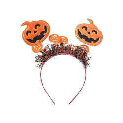 Halloween Haarreifen Fledermaus Kürbiskopf Dekoration Festival und andere seltsame Haarreifen (A, One Size) von FRMUIC