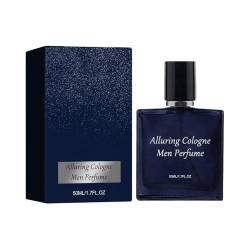 Herrenparfüm 50ml Parfum Homme Männer Klassisches Parfüm, Lang Anhaltendes Eau De Toilette Reifer Gentleman Versuchungen Parfum Geschenk Für Ehemann Vater Freund (Blue, One Size) von FRMUIC