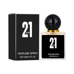 Herrenparfüm Frischer Duft Eau de Parfum for Männer, Perfume for Men, Parfüm Herren, Elegant Long-Lasting Fragrance, Eau de Toilette Spray, Long-Lasting Fragrance (Black, One Size) von FRMUIC