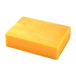 Naturseife Stück Kurkuma Seife Natürlich Biologisch Feste Seifen Handgemacht für Haut Haare Körper Gesicht,Bar Soap für Baden Duschen Waschen (Yellow, One Size) von FRMUIC