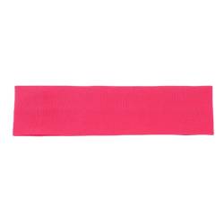 Stirnband einfarbig, elastisches Übungs-Stirnband, Fitness Yoga Antitranspirant-Stirnband, Haar-Accessoires Haargummi (Hot Pink, One Size) von FRMUIC