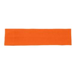 Stirnband einfarbig, elastisches Übungs-Stirnband, Fitness Yoga Antitranspirant-Stirnband, Haar-Accessoires Haargummi (Orange, One Size) von FRMUIC
