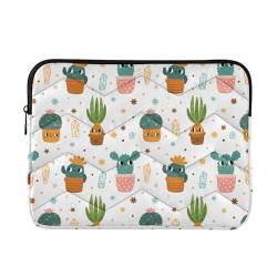 FRODOTGV Laptoptasche mit niedlichen Kaktus-Punkten, 33 - 35,6 cm, prägnante Laptoptasche, Reise-Laptop-Tasche, Handtasche für Reisen, Business von FRODOTGV